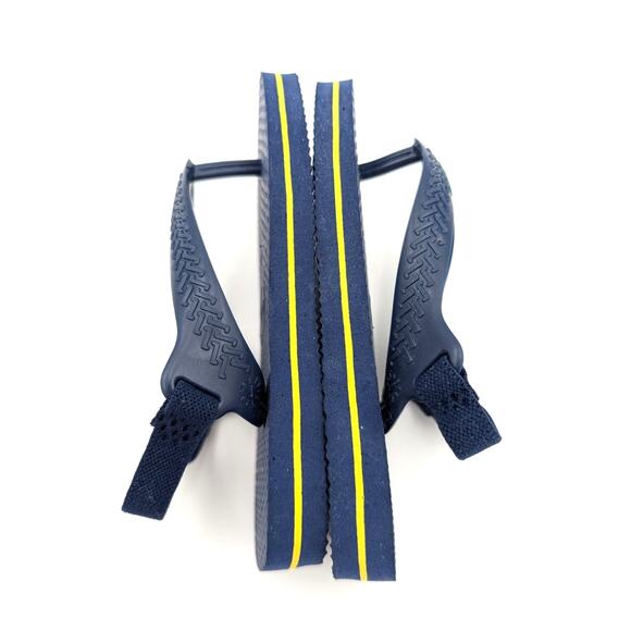 Havaianas Baby Brasil Logo Flip Flop Sandals Dark Blue Kids Size US7C EU23 - Picture 7 of 11